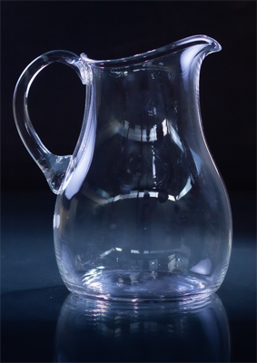 JARRA DE  CRISTAL BOHEMIA