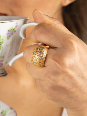 ANILLO PARIS - LAMINADO EN ORO