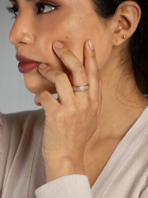 ANILLO BRASILERO LAMINADO EN ORO