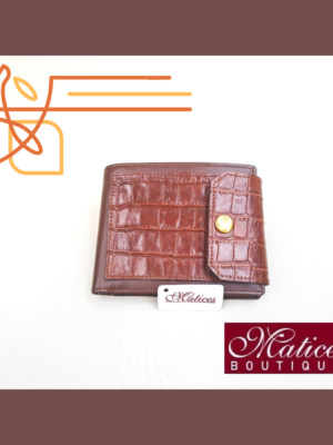 BILLETERA DE CUERO MARRON